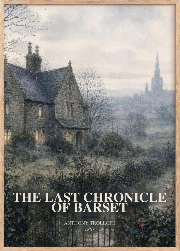 Last Chronicle Of Barset Book Watercolour Illustration by A. Trollope