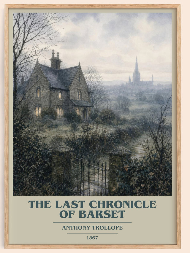 The Last Chronicle Of Barset Book Cover Poster by Anthony Trollope