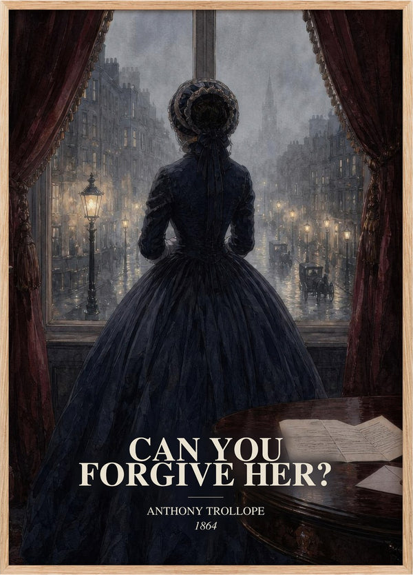 Can You Forgive Her? Book Watercolour Illustration by Anthony Trollope