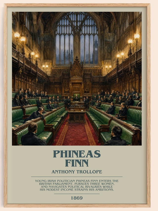 Phineas Finn Bookish Wall Art by Anthony Trollope