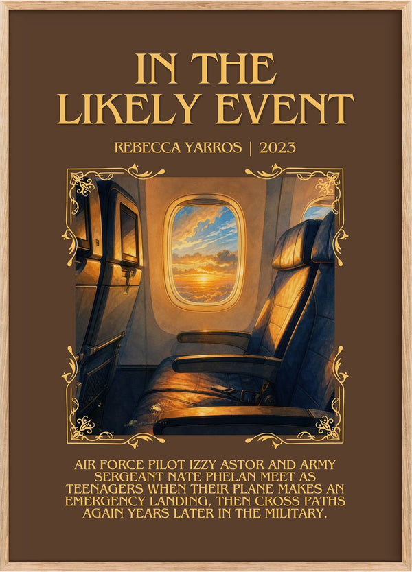 In The Likely Event Minimalist Book Poster by Rebecca Yarros
