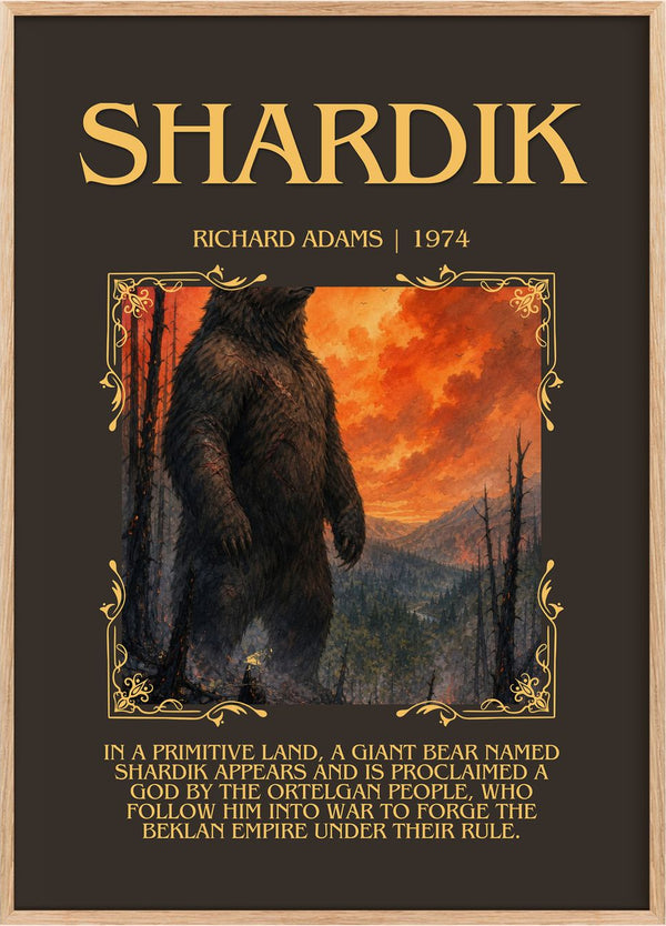 Shardik Minimalist Book Poster by Richard Adams