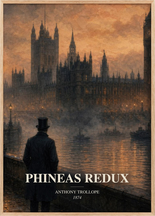 Phineas Redux Book Watercolour Illustration by Anthony Trollope