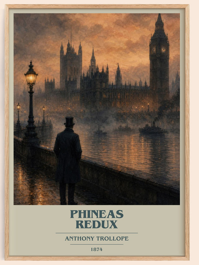 Phineas Redux Book Cover Poster by Anthony Trollope