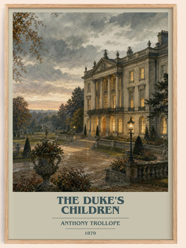The Duke'S Children Book Cover Poster by Anthony Trollope