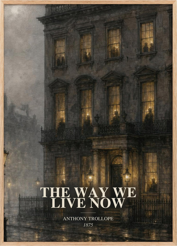 The Way We Live Now Book Watercolour Illustration by Anthony Trollope