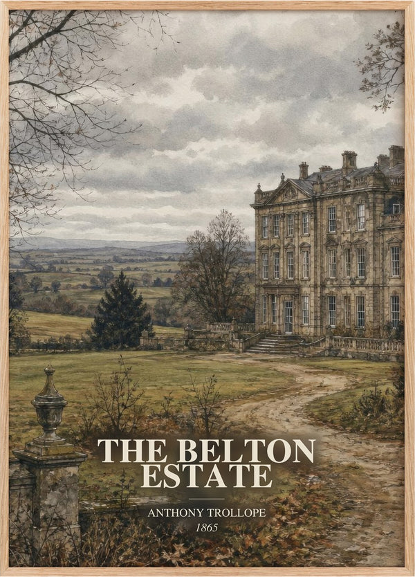 The Belton Estate Book Watercolour Illustration by Anthony Trollope