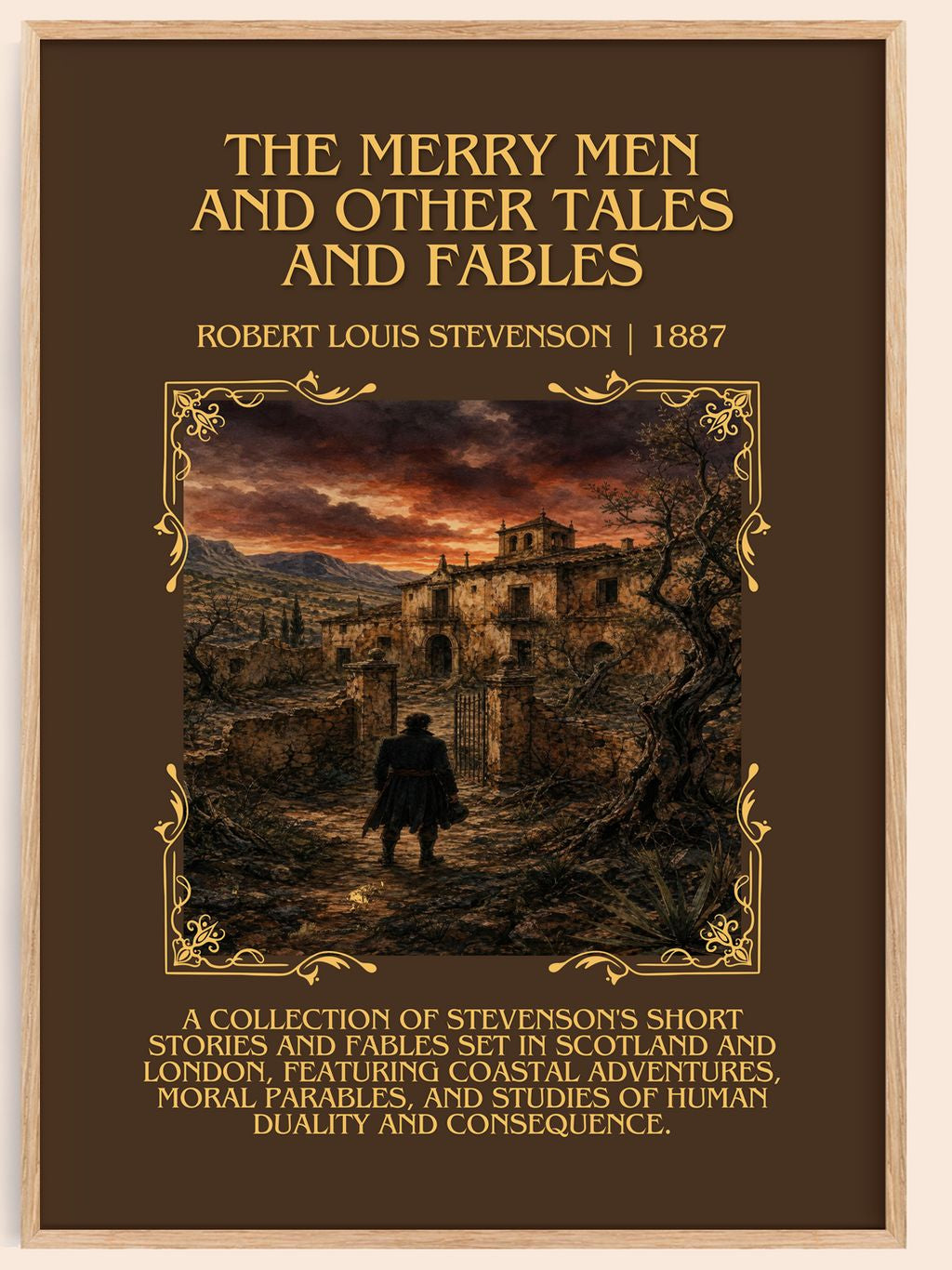 Merry Men And Other Tales And Fables Minimalist Book Poster – book poster