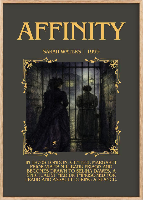 Affinity Minimalist Book Poster by Sarah Waters