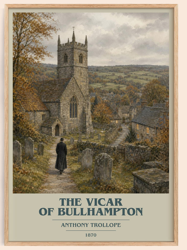 The Vicar Of Bullhampton Book Cover Poster by Anthony Trollope