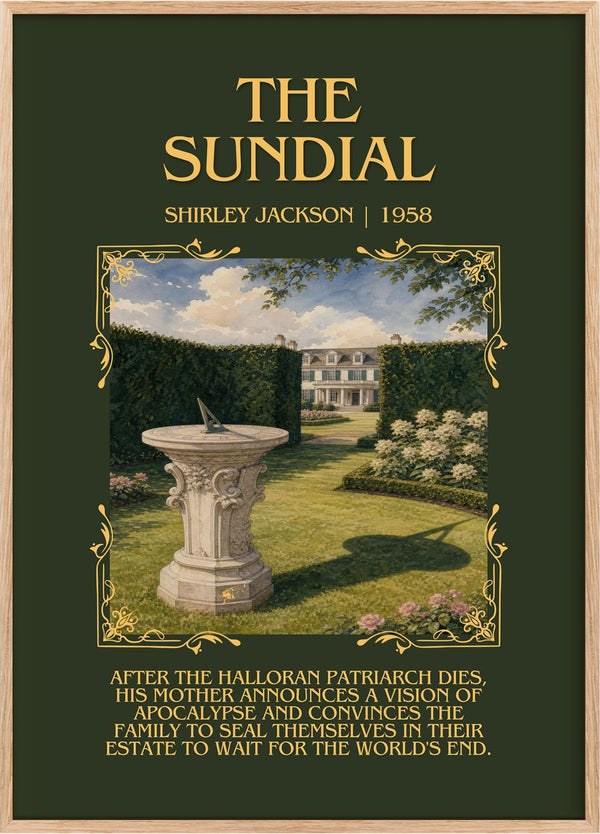 The Sundial Minimalist Book Poster by Shirley Jackson