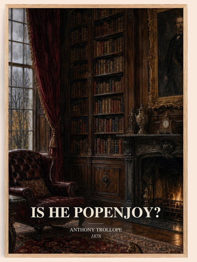 Is He Popenjoy? Book Watercolour Illustration by Anthony Trollope