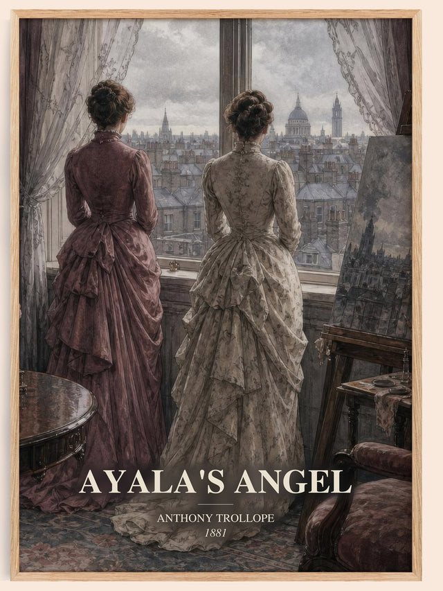 Ayala'S Angel Book Watercolour Illustration by Anthony Trollope