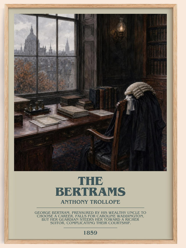 The Bertrams Bookish Wall Art by Anthony Trollope