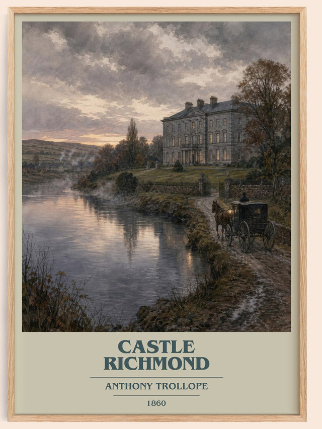 Castle Richmond Book Cover Poster by Anthony Trollope