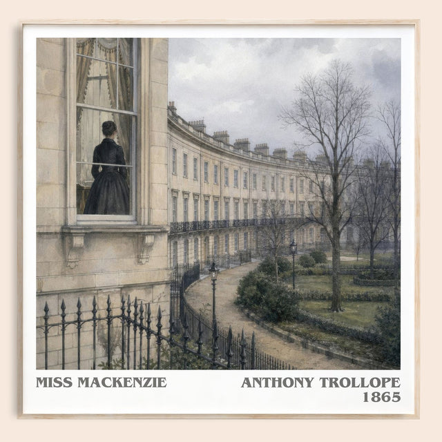 Miss Mackenzie Literary Art Print by Anthony Trollope