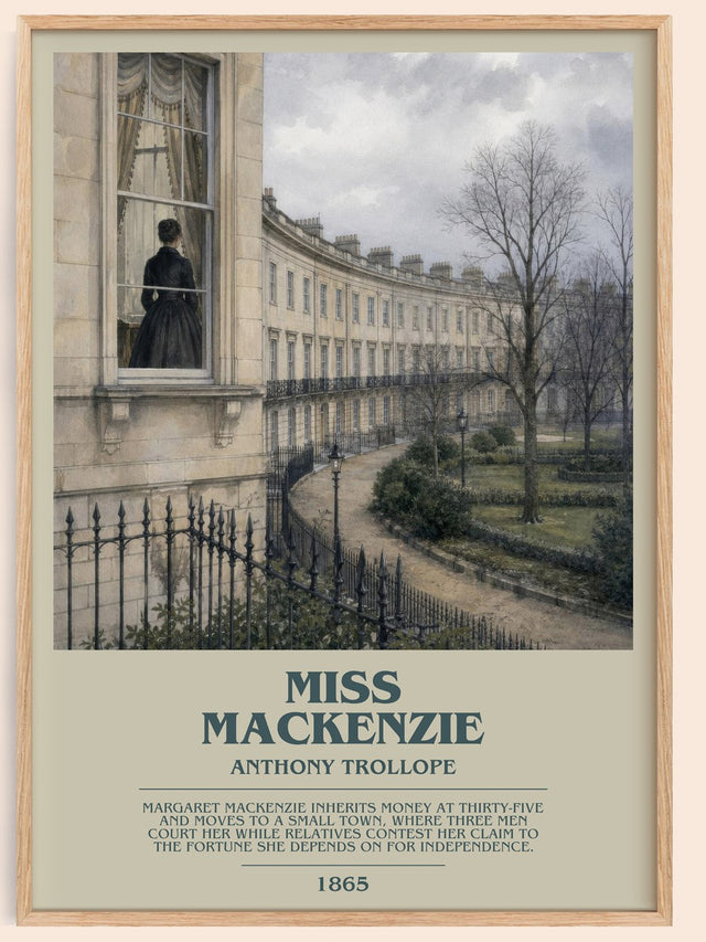 Miss Mackenzie Bookish Wall Art by Anthony Trollope
