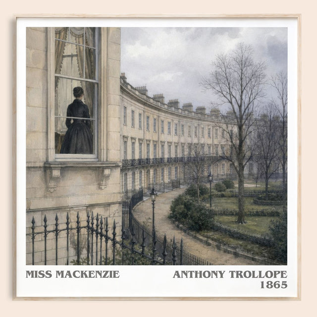 Miss Mackenzie Literary Art Print by Anthony Trollope