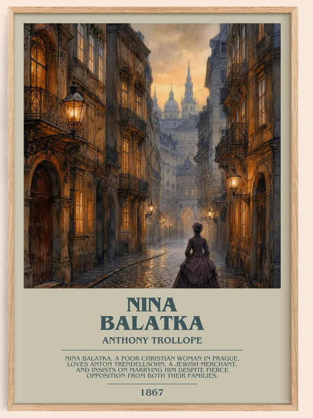 Nina Balatka Bookish Wall Art by Anthony Trollope