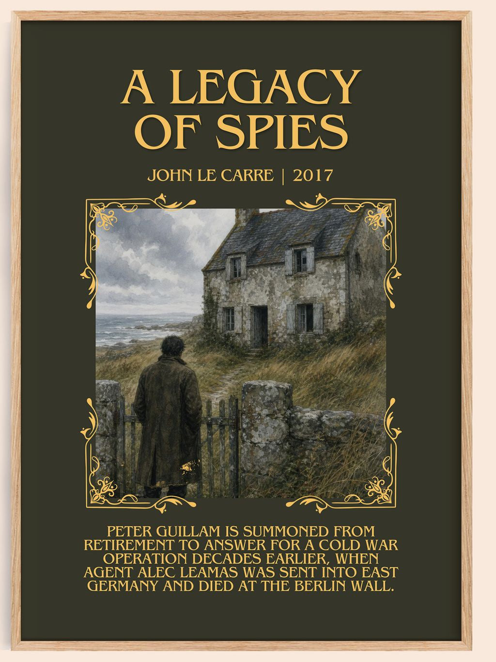 A Legacy of Spies Minimalist Book Poster by John le Carré – book poster