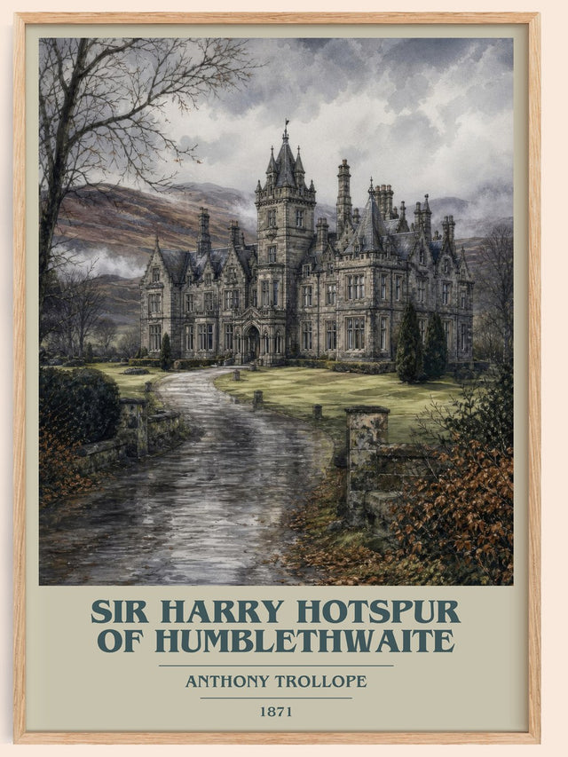 Sir Harry Hotspur Of Humblethwaite Book Cover Poster by A. Trollope