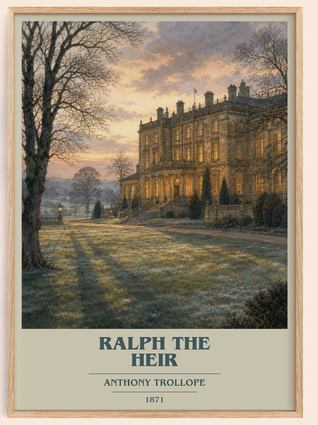 Ralph The Heir Book Cover Poster by Anthony Trollope