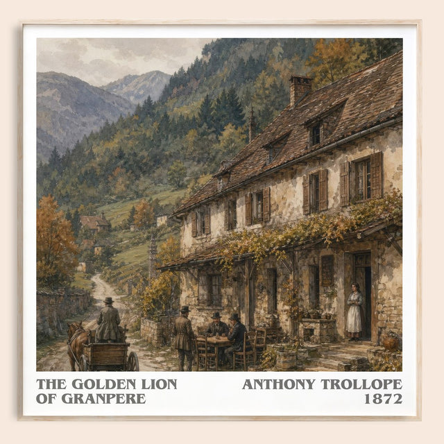 The Golden Lion Of Granpere Literary Art Print by Anthony Trollope