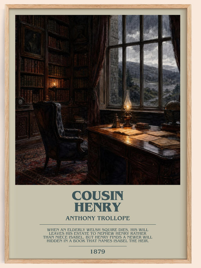 Cousin Henry Bookish Wall Art by Anthony Trollope