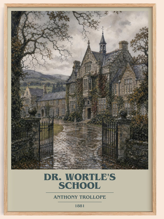 Dr. Wortle'S School Book Cover Poster by Anthony Trollope