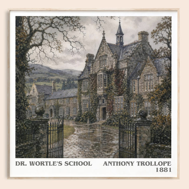 Dr. Wortle'S School Literary Art Print by Anthony Trollope