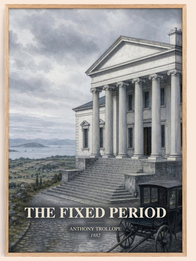 The Fixed Period Book Watercolour Illustration by Anthony Trollope