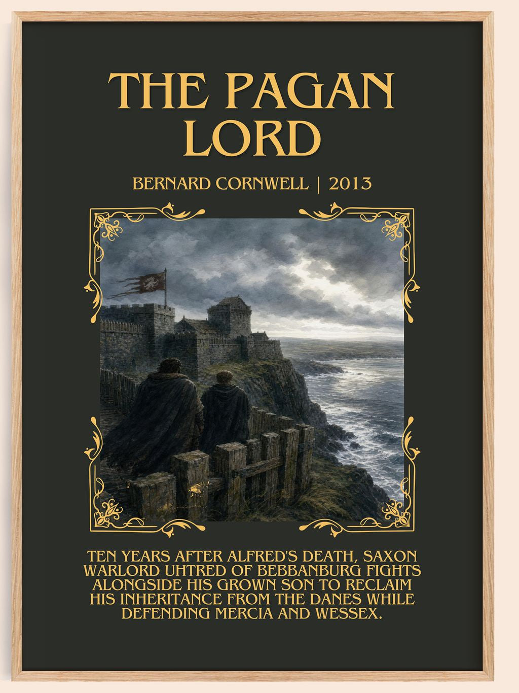 The Pagan Lord Minimalist Book Poster by Bernard Cornwell – book poster