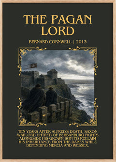 The Pagan Lord Minimalist Book Poster by Bernard Cornwell