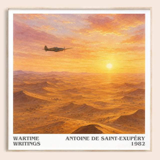 Wartime Writings Literary Art Print by Antoine De Saint-Exupéry