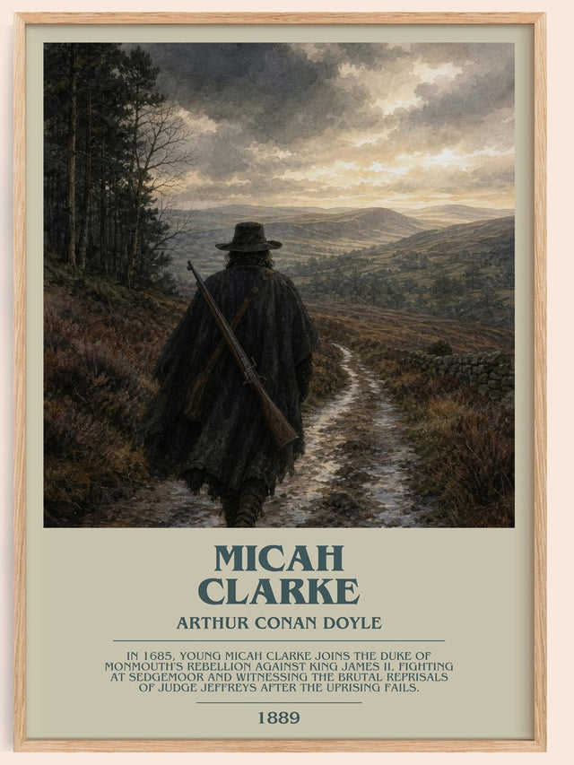 Micah Clarke Bookish Wall Art by Arthur Conan Doyle