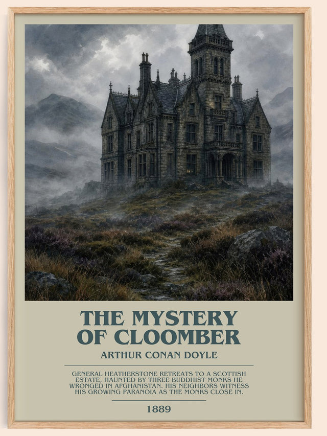 The Mystery Of Cloomber Bookish Wall Art by Arthur Conan Doyle
