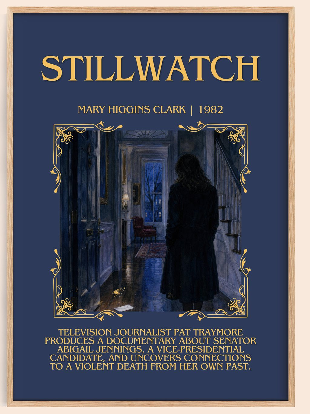 Stillwatch Minimalist Book Poster by Mary Higgins Clark – book poster