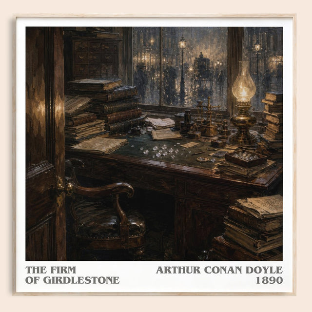The Firm Of Girdlestone Literary Art Print by Arthur Conan Doyle