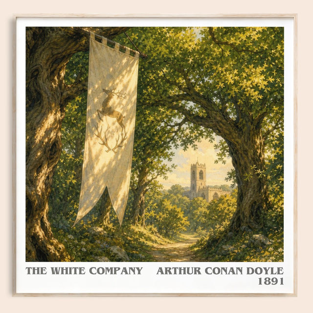 The White Company Literary Art Print by Arthur Conan Doyle