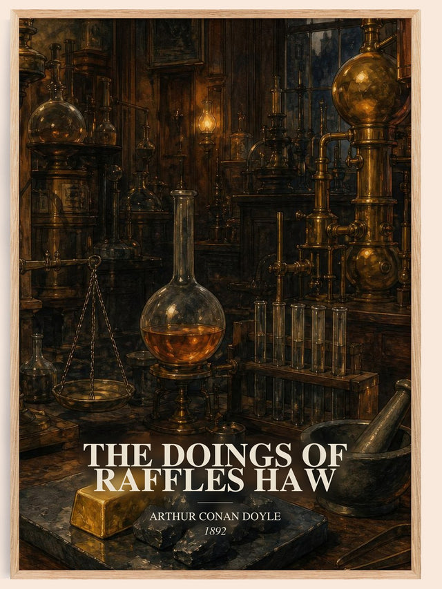 Doings Of Raffles Haw Book Watercolour Illustration by A. Doyle