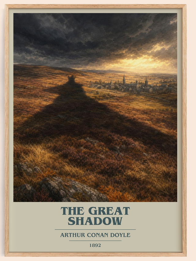 The Great Shadow Book Cover Poster by Arthur Conan Doyle