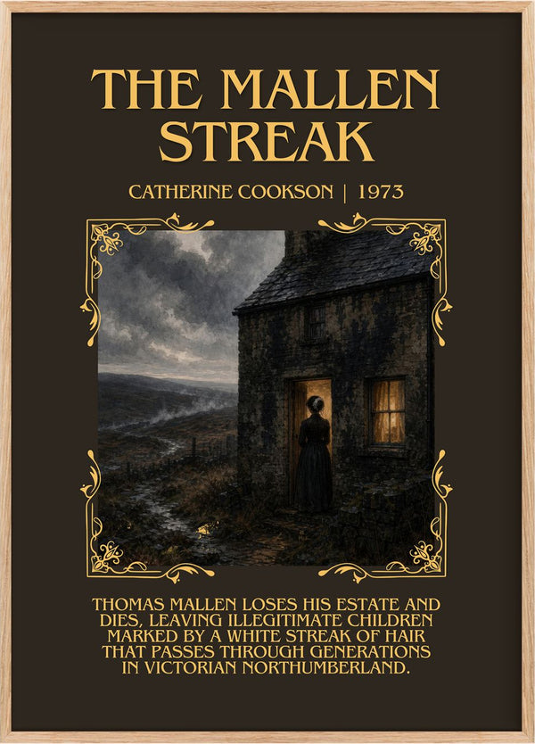 The Mallen Streak Minimalist Book Poster by Catherine Cookson