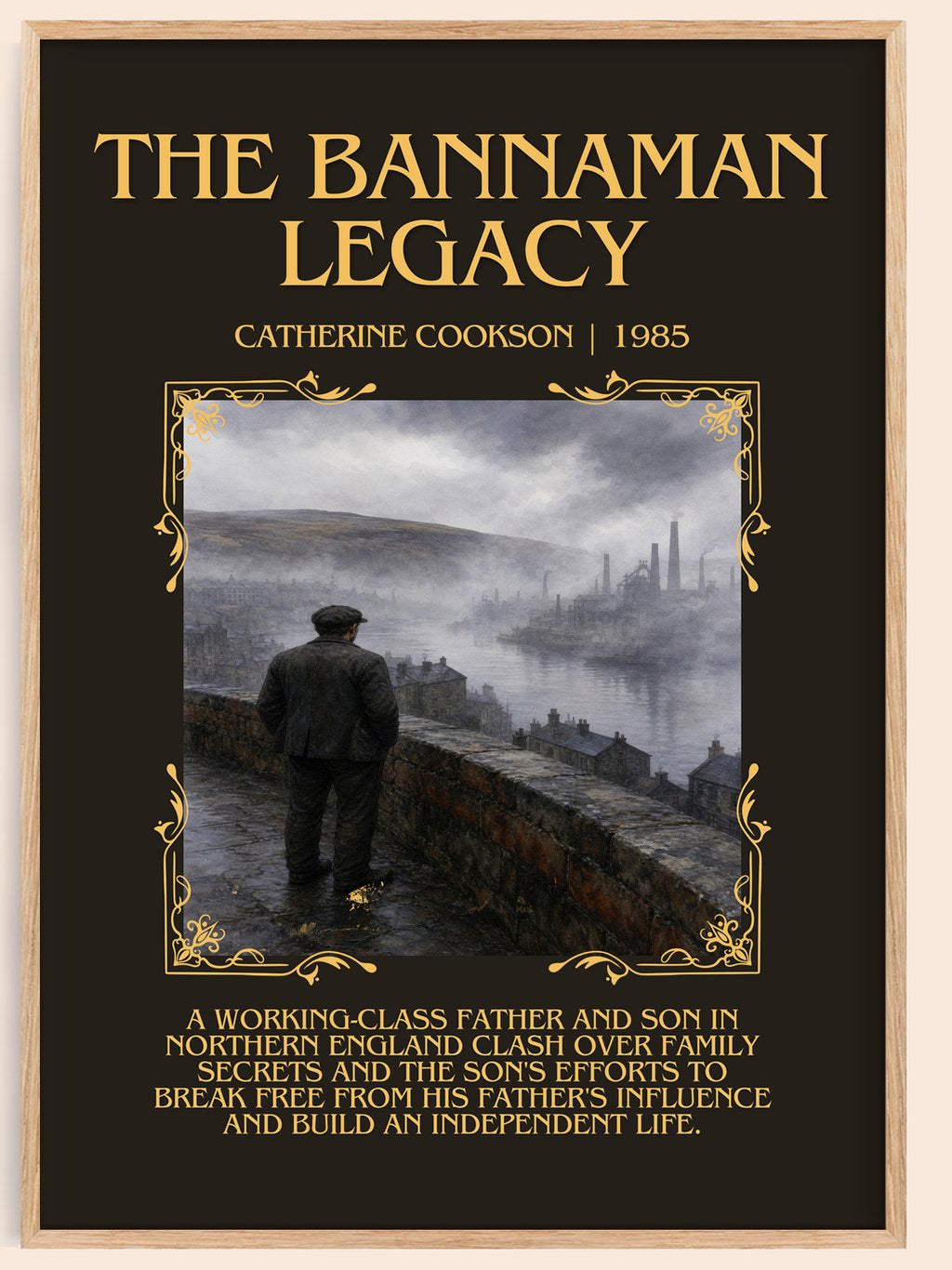 The Bannaman Legacy Minimalist Book Poster by Catherine Cookson – book poster