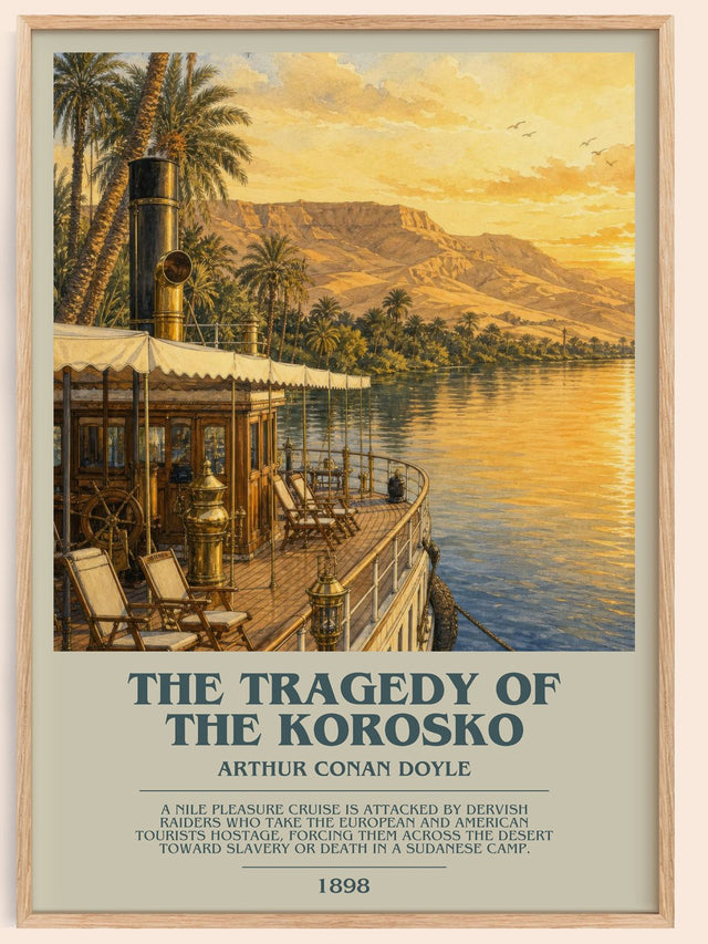 The Tragedy Of The Korosko Bookish Wall Art by Arthur Conan Doyle