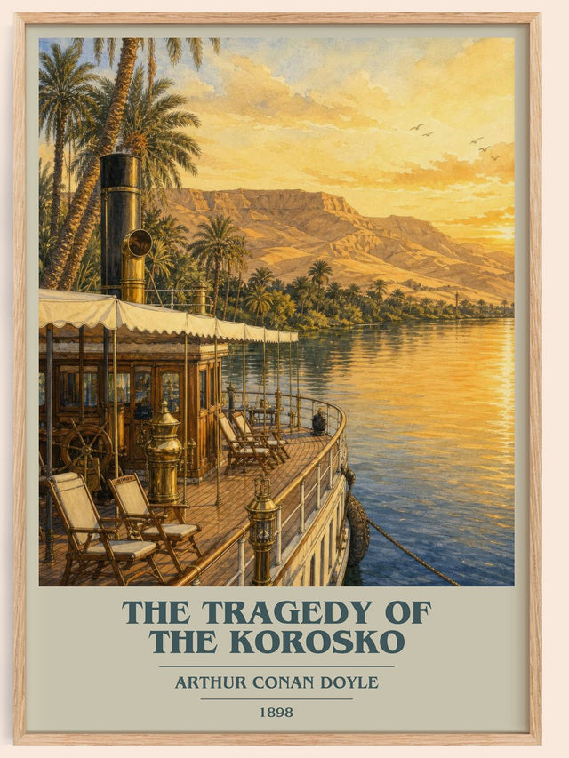 The Tragedy Of The Korosko Book Cover Poster by Arthur Conan Doyle