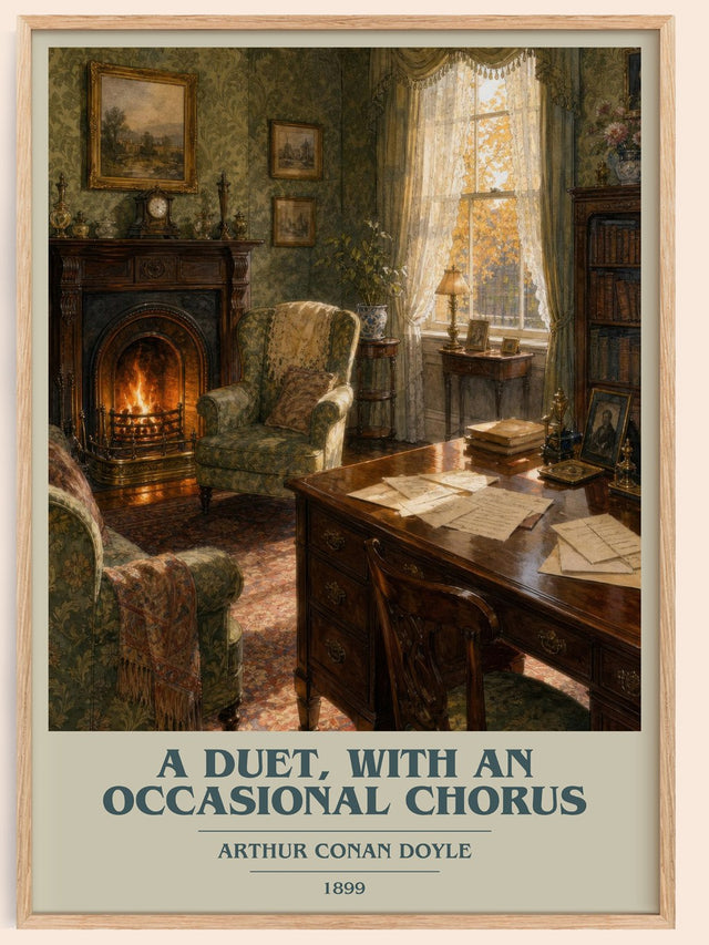 Duet, With An Occasional Chorus Book Cover Poster by A. Doyle