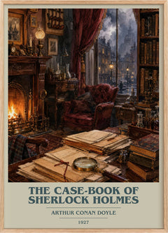 Case-Book Of Sherlock Holmes Book Cover Poster by Arthur Conan Doyle