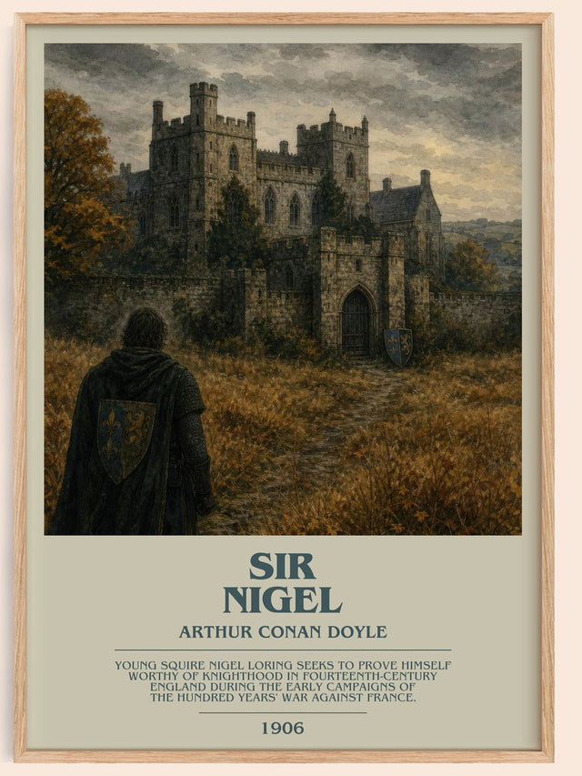 Sir Nigel Bookish Wall Art by Arthur Conan Doyle