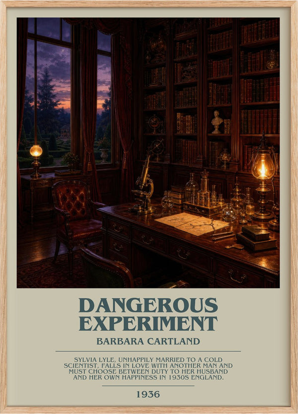 Dangerous Experiment Bookish Wall Art by Barbara Cartland