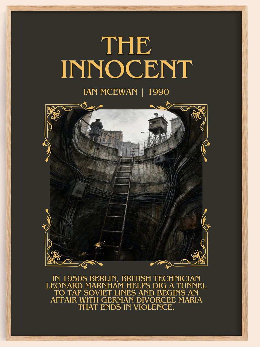 The Innocent Minimalist Book Poster by Ian McEwan – book poster